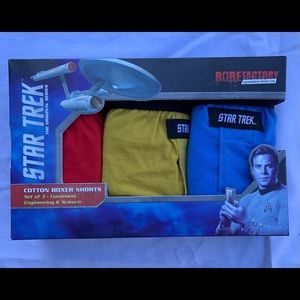 NIB Star Trek Men’s Boxer Briefs -Set of 3